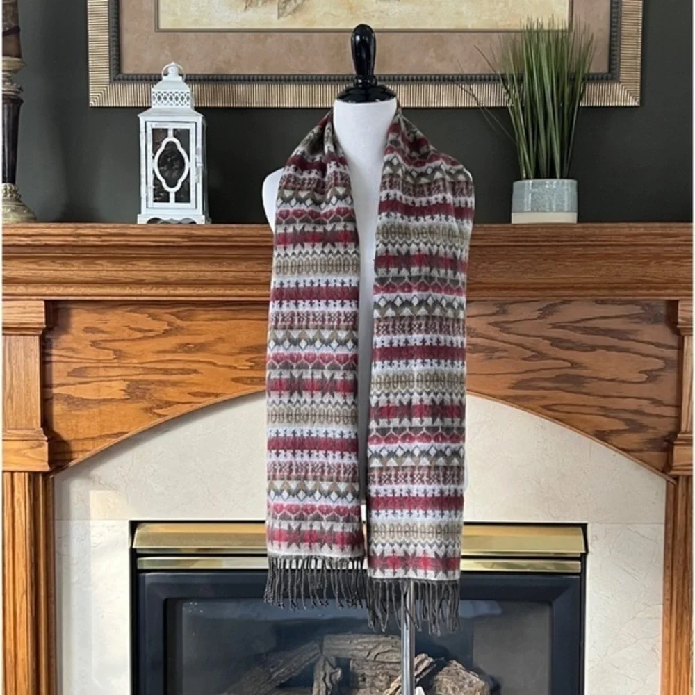 D&Y Women's Super Soft Fringe‎ Scarf 11.5” X 70”